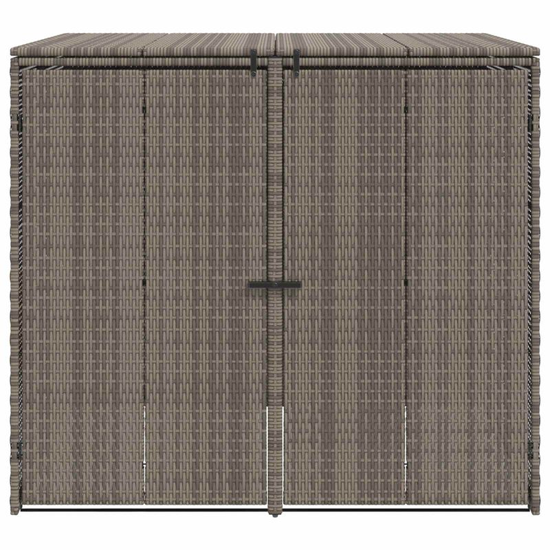Casa si Gradina - Gradina si terasa - Casute de gradina - Cutie pentru gunoi 2 pcs Gri 65 x 80 x 115 cm Polietilena - Infinity.ro