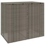 Casa si Gradina - Gradina si terasa - Casute de gradina - Cutie pentru gunoi 2 pcs Gri 65 x 80 x 115 cm Polietilena - Infinity.ro