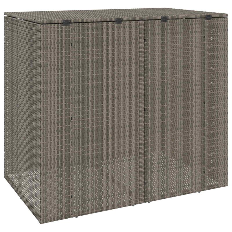 Casa si Gradina - Gradina si terasa - Casute de gradina - Cutie pentru gunoi 2 pcs Gri 65 x 80 x 115 cm Polietilena - Infinity.ro