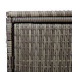 Casa si Gradina - Gradina si terasa - Casute de gradina - Cutie pentru gunoi 2 pcs Gri 65 x 80 x 115 cm Polietilena - Infinity.ro