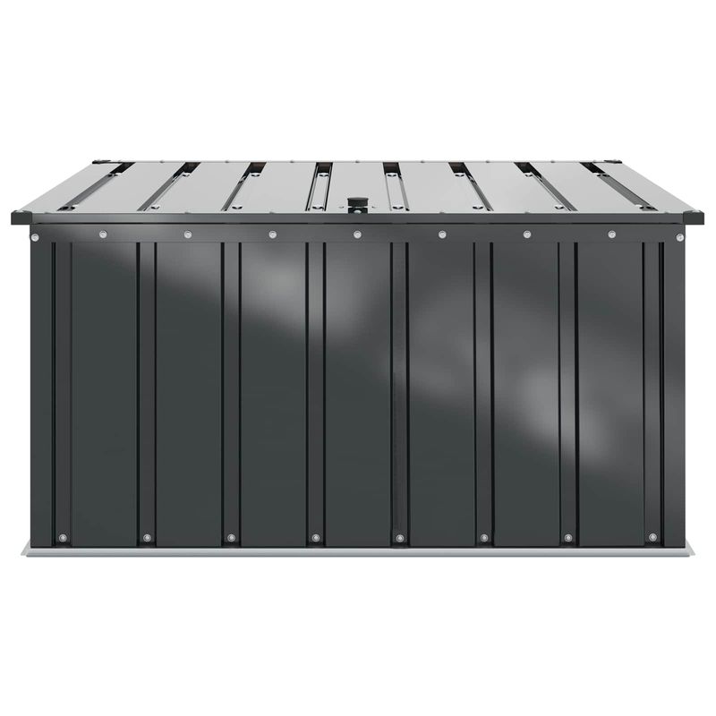 Casa si Gradina - Gradina si terasa - Casute de gradina - Cutie de depozitare pentru gradina Negru 101 x 82 x 50 cm Otel - Infinity.ro