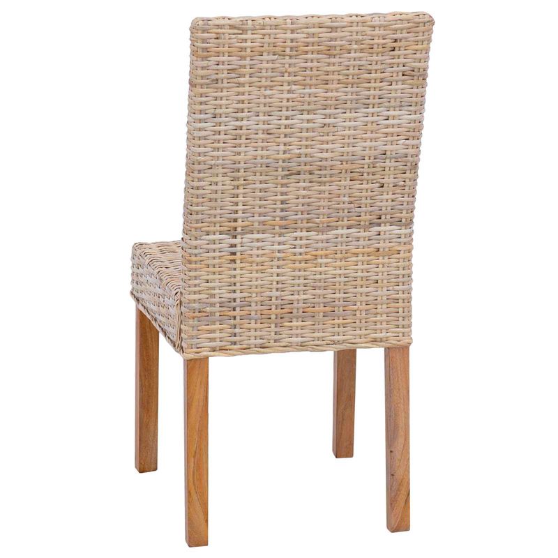 Casa si Gradina - Mobilier - Scaune si fotolii - Scaune - Scaun de sufragerie 2 pcs natural 45 x 54 x 93 cm - Infinity.ro