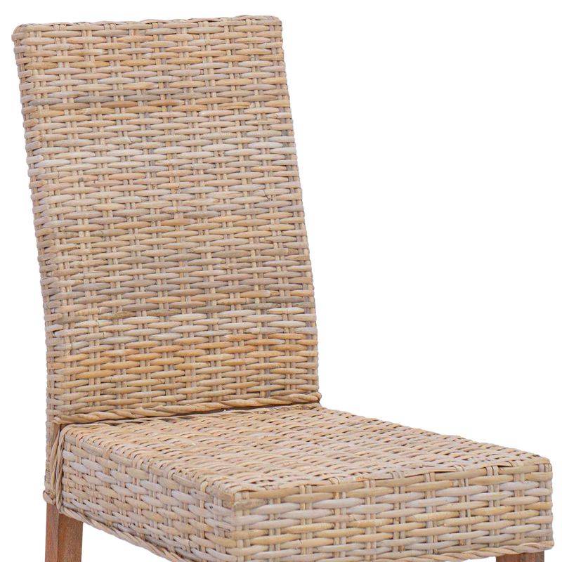 Casa si Gradina - Mobilier - Scaune si fotolii - Scaune - Scaun de sufragerie 2 pcs natural 45 x 54 x 93 cm - Infinity.ro