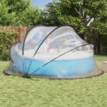 Casa si Gradina - Constructii - Scari si accesorii interioare - Alte accesorii pentru piscine - Dom pentru piscina Manual Transparent 405 x 405 x 192 cm PVC - Infinity.ro