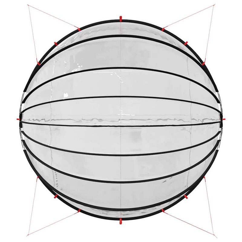 Casa si Gradina - Constructii - Scari si accesorii interioare - Alte accesorii pentru piscine - Dom pentru piscina Manual Transparent 592 x 590 x 275 cm PVC - Infinity.ro