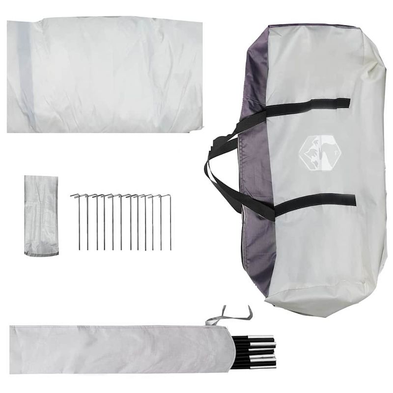 Casa si Gradina - Constructii - Scari si accesorii interioare - Alte accesorii pentru piscine - Cort pentru piscina Gri 640 x 432 x 205 cm - Infinity.ro