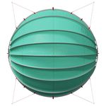 Casa si Gradina - Gradina si terasa - Piscine si accesorii - Accesorii piscine - Dom pentru piscina Manual Verde 592 x 590 x 275 cm - Infinity.ro