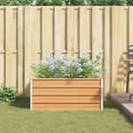 Casa si Gradina - Gradinarit si plante - Plante si ghivece - Ghivece si suporturi - Strat inaltat de gradina Maro deschis 100 x 100 x 45 cm - Infinity.ro