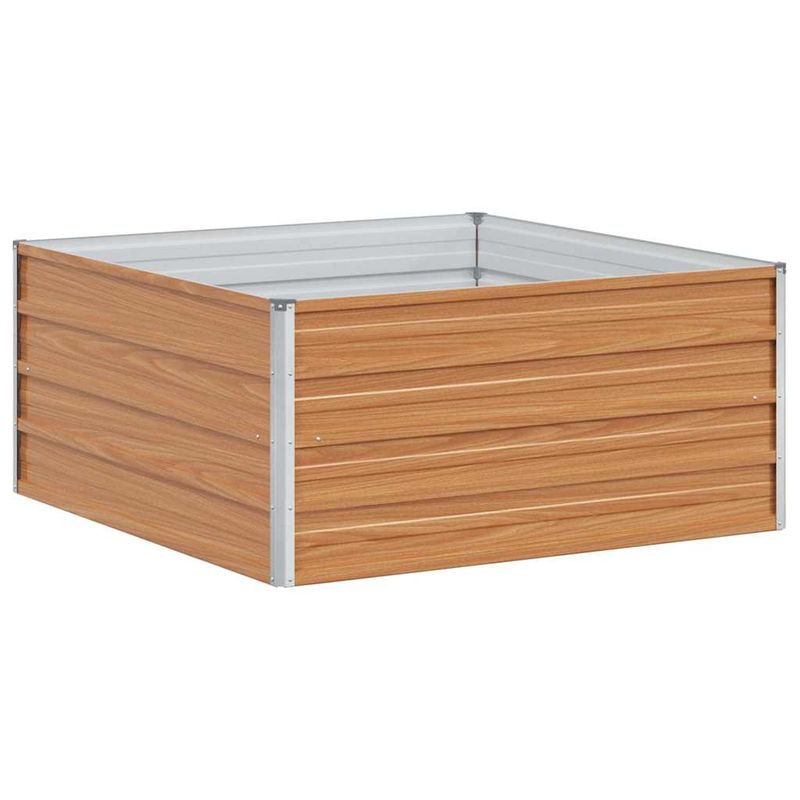 Casa si Gradina - Gradinarit si plante - Plante si ghivece - Ghivece si suporturi - Strat inaltat de gradina Maro deschis 100 x 100 x 45 cm - Infinity.ro