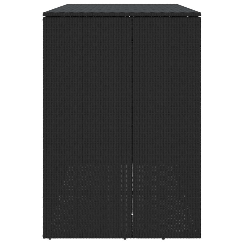 Casa si Gradina - Gradina si terasa - Casute de gradina - Cutie pentru gunoi 2 pcs Negru 65 x 80 x 115 cm Polietilena - Infinity.ro