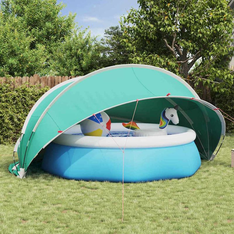 Casa si Gradina - Constructii - Scari si accesorii interioare - Alte accesorii pentru piscine - Dom pentru piscina Manual Verde 472 x 460 x 229 cm - Infinity.ro