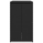 Casa si Gradina - Gradina si terasa - Casute de gradina - Cutie pentru gunoi Negru 65 x 80 x 115 cm Polietilena - Infinity.ro