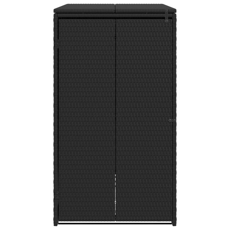 Casa si Gradina - Gradina si terasa - Casute de gradina - Cutie pentru gunoi Negru 65 x 80 x 115 cm Polietilena - Infinity.ro