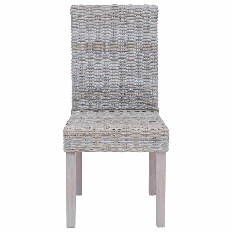 Casa si Gradina - Mobilier - Scaune si fotolii - Scaune - Scaun de sufragerie 2 pcs Alb spalat 45 x 54 x 93 cm - Infinity.ro