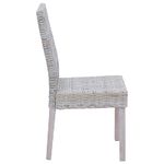 Casa si Gradina - Mobilier - Scaune si fotolii - Scaune - Scaun de sufragerie 2 pcs Alb spalat 45 x 54 x 93 cm - Infinity.ro