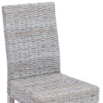 Casa si Gradina - Mobilier - Scaune si fotolii - Scaune - Scaun de sufragerie 2 pcs Alb spalat 45 x 54 x 93 cm - Infinity.ro