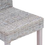 Casa si Gradina - Mobilier - Scaune si fotolii - Scaune - Scaun de sufragerie 2 pcs Alb spalat 45 x 54 x 93 cm - Infinity.ro