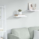 Casa si Gradina - Mobilier - Biblioteci si rafturi - Rafturi - Raft de perete Marmura alba 40 x 23,5 x 4 cm Lemn compozit - Infinity.ro