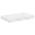 Casa si Gradina - Mobilier - Biblioteci si rafturi - Rafturi - Raft de perete Marmura alba 40 x 23,5 x 4 cm Lemn compozit - Infinity.ro