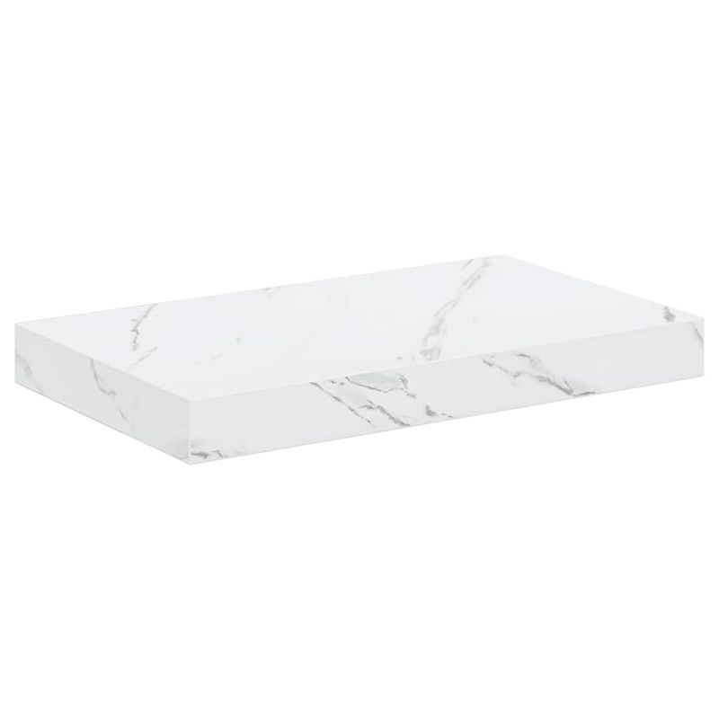 Casa si Gradina - Mobilier - Biblioteci si rafturi - Rafturi - Raft de perete Marmura alba 40 x 23,5 x 4 cm Lemn compozit - Infinity.ro