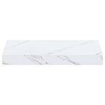 Casa si Gradina - Mobilier - Biblioteci si rafturi - Rafturi - Raft de perete Marmura alba 40 x 23,5 x 4 cm Lemn compozit - Infinity.ro