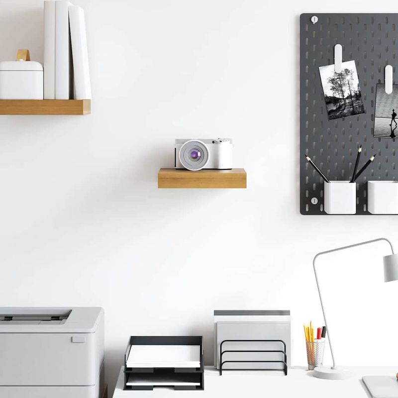 Casa si Gradina - Mobilier - Biblioteci si rafturi - Rafturi - Raft de perete Pe perete Maro 23 x 23,5 x 4 cm Lemn compozit - Infinity.ro