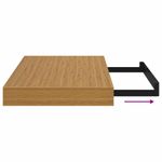 Casa si Gradina - Mobilier - Biblioteci si rafturi - Rafturi - Raft de perete Pe perete Bej 40 x 23,5 x 4 cm Lemn compozit - Infinity.ro