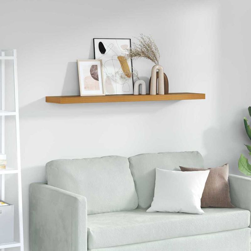 Casa si Gradina - Mobilier - Biblioteci si rafturi - Rafturi - Raft de perete Pe perete Bej 120 x 23,5 x 4 cm Lemn compozit - Infinity.ro