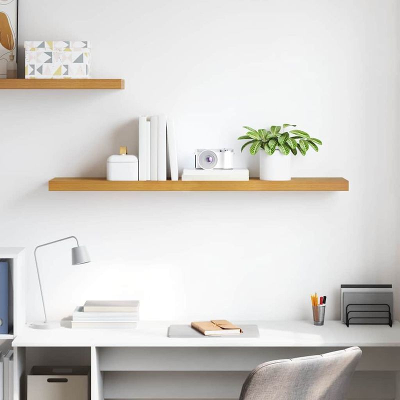 Casa si Gradina - Mobilier - Biblioteci si rafturi - Rafturi - Raft de perete Pe perete Bej 120 x 23,5 x 4 cm Lemn compozit - Infinity.ro