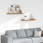 Casa si Gradina - Mobilier - Biblioteci si rafturi - Rafturi - Raft de perete 2 pcs Maro 90 x 23,5 x 4 cm Lemn compozit - Infinity.ro