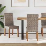 Casa si Gradina - Mobilier - Scaune si fotolii - Scaune - Scaun de sufragerie 2 pcs Gri Kubu 45 x 54 x 93 cm - Infinity.ro