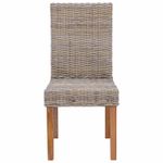 Casa si Gradina - Mobilier - Scaune si fotolii - Scaune - Scaun de sufragerie 2 pcs Gri Kubu 45 x 54 x 93 cm - Infinity.ro