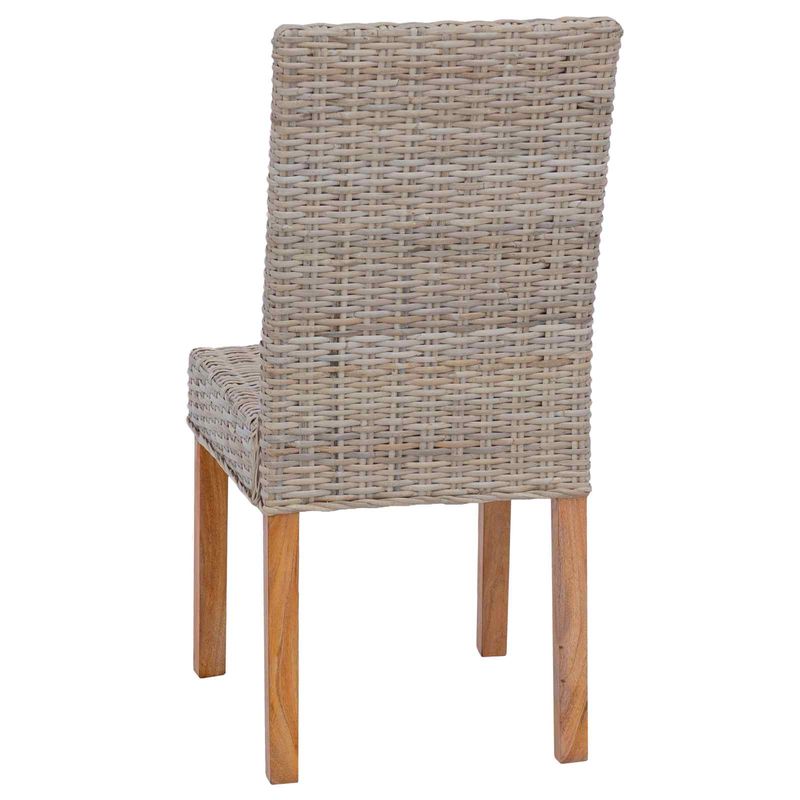 Casa si Gradina - Mobilier - Scaune si fotolii - Scaune - Scaun de sufragerie 2 pcs Gri Kubu 45 x 54 x 93 cm - Infinity.ro