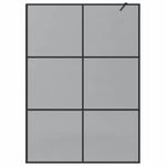 Casa si Gradina - Sanitare - Cazi si cabine de dus - Paravane si usi - Zid de dus walk-in Negru 140 x 195 cm sticla securizata - Infinity.ro