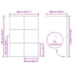 Casa si Gradina - Sanitare - Cazi si cabine de dus - Paravane si usi - Zid de dus walk-in Negru 140 x 195 cm sticla securizata - Infinity.ro