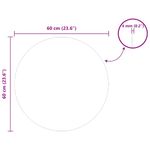 Casa si Gradina - Decoratiuni - Oglinzi - Ogledna de perete Ø 60 cm sticla securizata - Infinity.ro