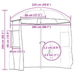 Casa si Gradina - Gradina si terasa - Umbrele si pavilioane - Umbrele - Umbrela pentru Pescuit Galben armata 240 x 210 cm - Infinity.ro