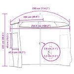 Casa si Gradina - Gradina si terasa - Umbrele si pavilioane - Umbrele - Umbrela pentru Pescuit Galben armata 300 x 240 cm - Infinity.ro