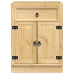 Casa si Gradina - Mobilier - Comode si corpuri - Corpuri bucatarie - Dulap cu sertar Miere 60 x 46 x 81,5 cm Lemn de pin masiv - Infinity.ro