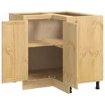 Casa si Gradina - Mobilier - Comode si corpuri - Corpuri bucatarie - Dulap cu raft cu usa Miere 60 x 32 x 40 cm Lemn de pin masiv - Infinity.ro