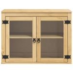 Casa si Gradina - Mobilier - Comode si corpuri - Corpuri bucatarie - Dulap cu raft cu usa Miere 60 x 32 x 40 cm Lemn de pin masiv - Infinity.ro