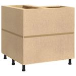 Casa si Gradina - Mobilier - Comode si corpuri - Corpuri bucatarie - Dulap cu raft cu usa Miere 60 x 32 x 40 cm Lemn de pin masiv - Infinity.ro