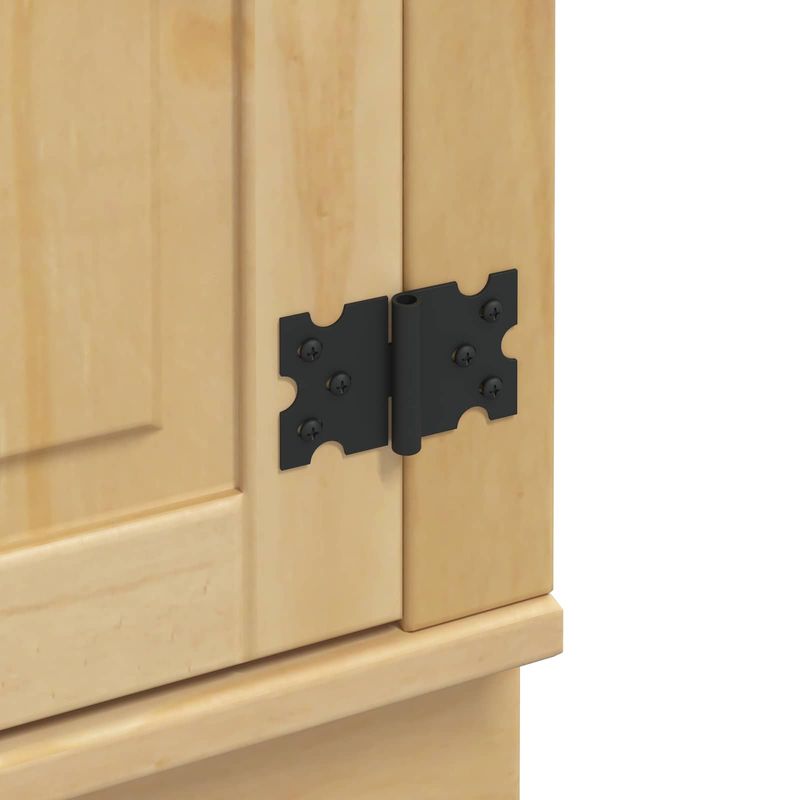 Casa si Gradina - Mobilier - Comode si corpuri - Corpuri bucatarie - Dulap cu raft cu usa Miere 60 x 32 x 40 cm Lemn de pin masiv - Infinity.ro