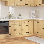 Casa si Gradina - Mobilier - Comode si corpuri - Corpuri bucatarie - Dulap cu sertar Miere 40 x 46 x 81,5 cm Lemn de pin masiv - Infinity.ro