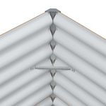 Casa si Gradina - Gradinarit si plante - Plante si ghivece - Ghivece si suporturi - Strat inaltat de gradina 582 x 50 x 68 cm Otel Galvanizat - Infinity.ro