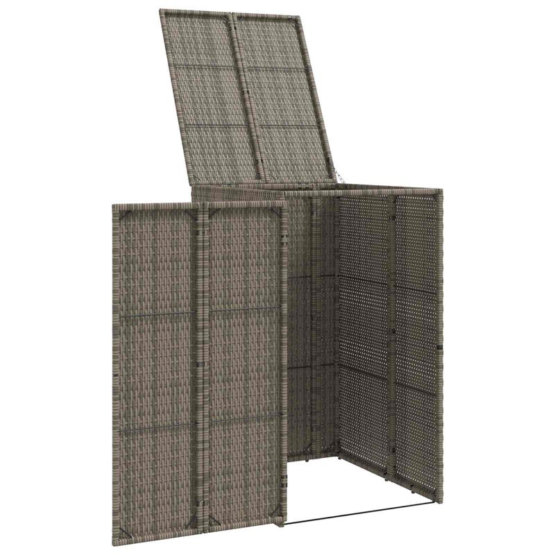 Casa si Gradina - Gradina si terasa - Casute de gradina - Cutie pentru gunoi Gri 65 x 80 x 115 cm Polietilena - Infinity.ro