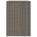 Casa si Gradina - Gradina si terasa - Casute de gradina - Cutie pentru gunoi Gri 65 x 80 x 115 cm Polietilena - Infinity.ro