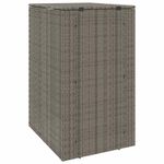 Casa si Gradina - Gradina si terasa - Casute de gradina - Cutie pentru gunoi Gri 65 x 80 x 115 cm Polietilena - Infinity.ro