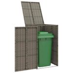 Casa si Gradina - Gradina si terasa - Casute de gradina - Cutie pentru gunoi Gri 65 x 80 x 115 cm Polietilena - Infinity.ro