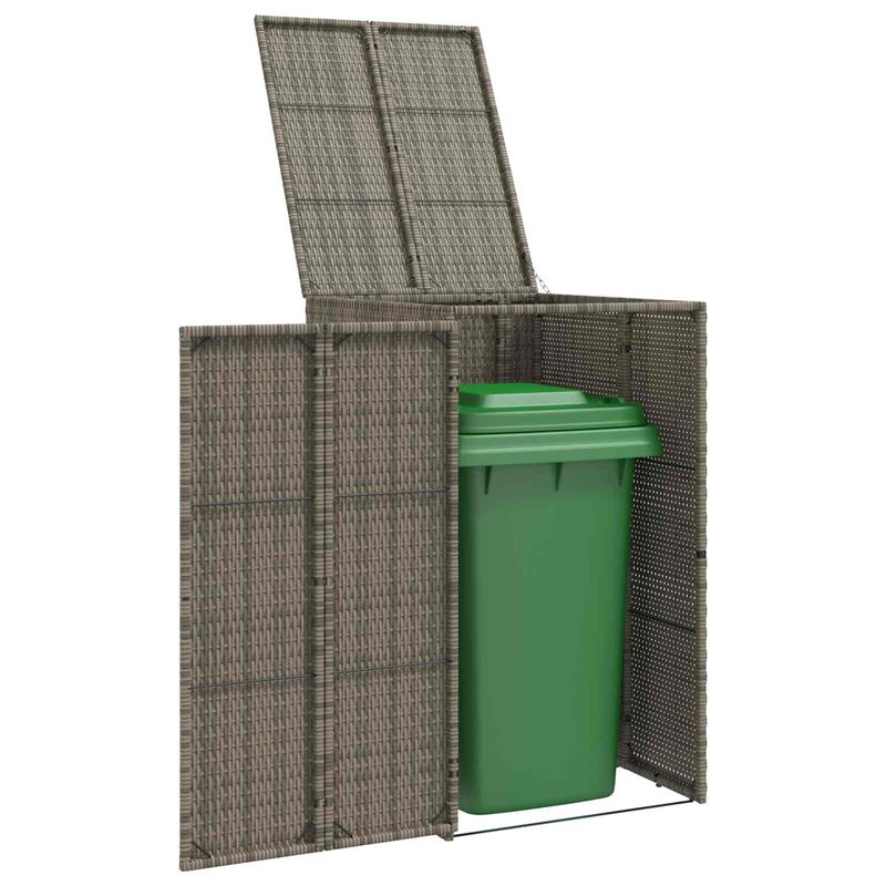 Casa si Gradina - Gradina si terasa - Casute de gradina - Cutie pentru gunoi Gri 65 x 80 x 115 cm Polietilena - Infinity.ro